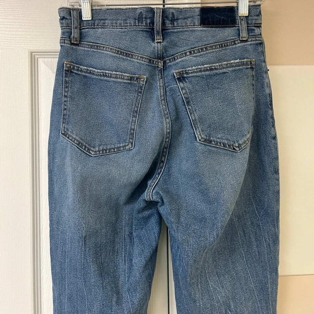 Abercrombie & Fitch The Ankle Straight Ultra High Rise Jeans Curve Love - Picture 4 of 6